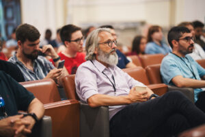 ARES participants listening to keynote